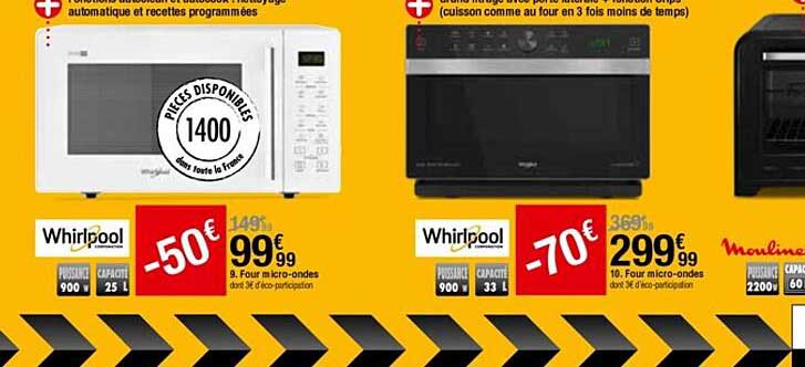 four micro-ondes whirlpool