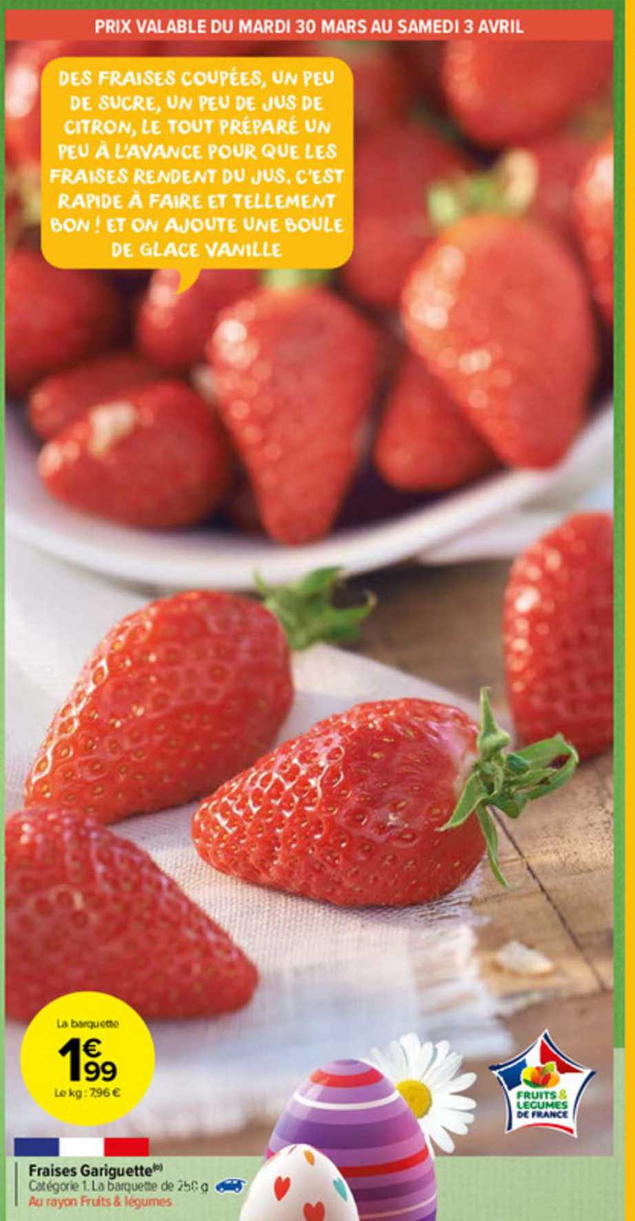fraises gariguette