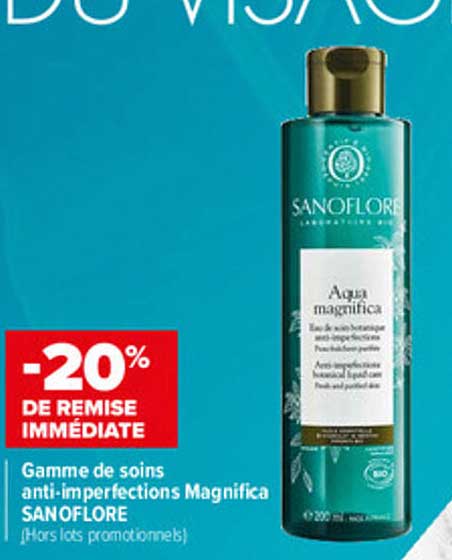 gamme de soins anti-imperfections magnifica sanoflore
