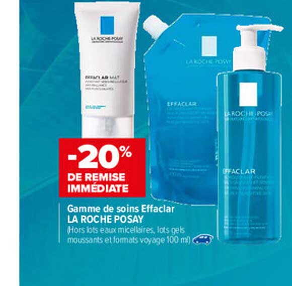 gamme de soins effaclar la roche posay