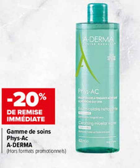 gamme de soins phys-ac a-derma