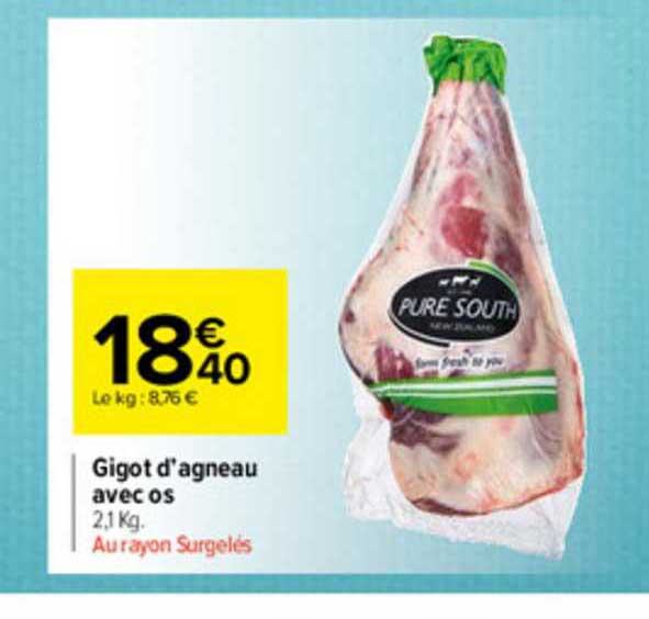 gigot d'agneau avec os