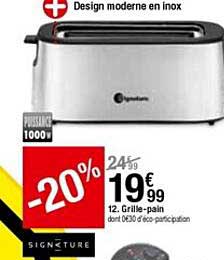 grille-pain signature