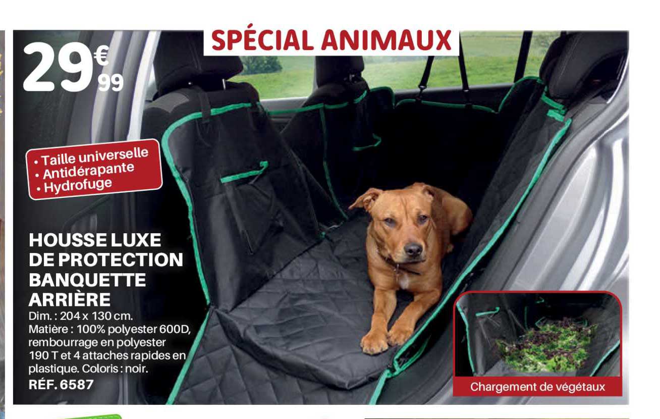 Housse Luxe De Protection Banquette Arrière