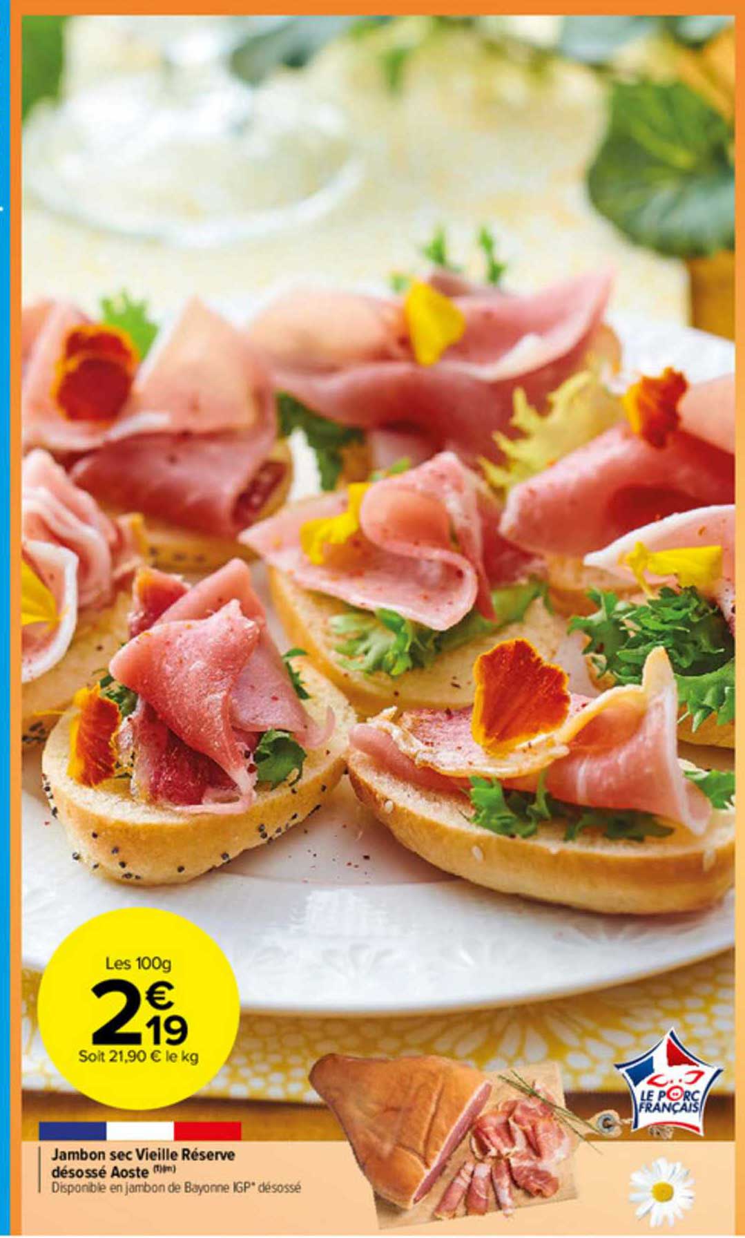 Jambon Sec Vieille Réserve Désossé Aost