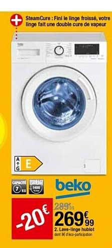 lave-linge hublot beko