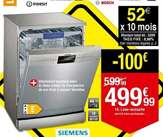 lave-vaisselle siemens