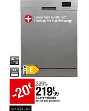 lave-vaisselle signature