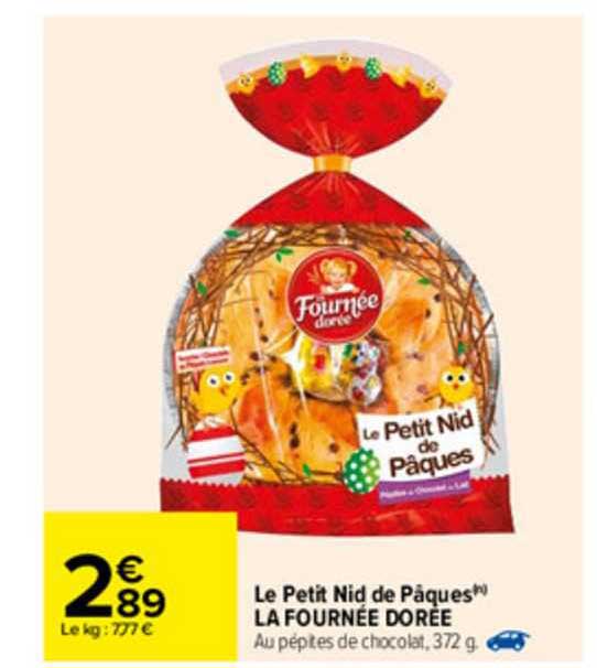 le petit nid de pâques la fournée dorée