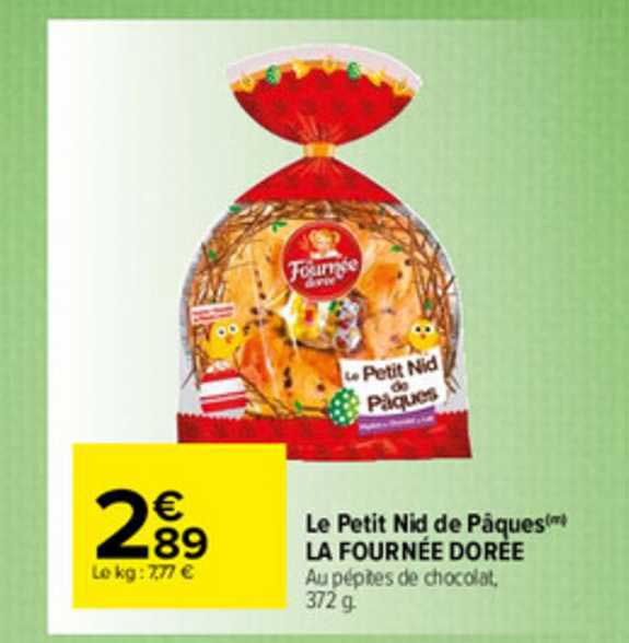 le petit nid de pâques la fournée dorée