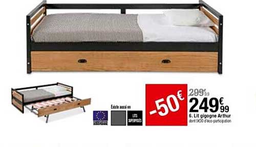 lit gigogne arthur