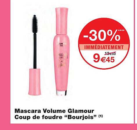 mascara volume glamour coup de foudre "bourjois"