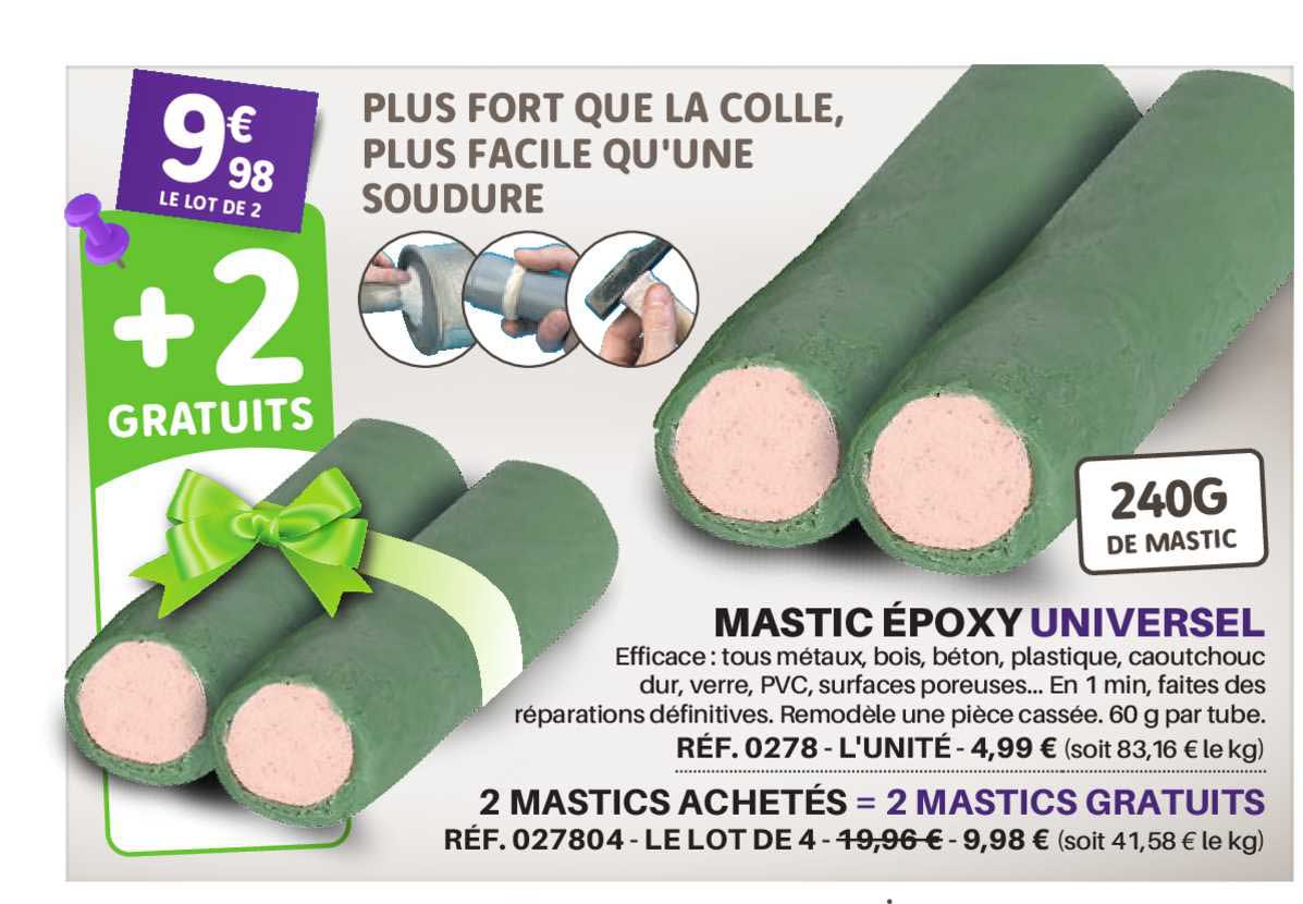 mastic époxy universel