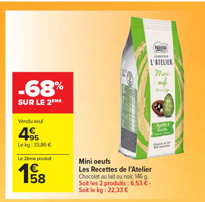 mini oeufs les recettes de l'atelier