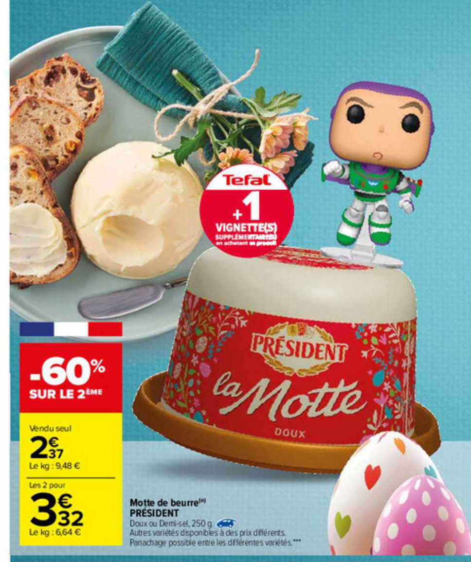 motte de beurre président