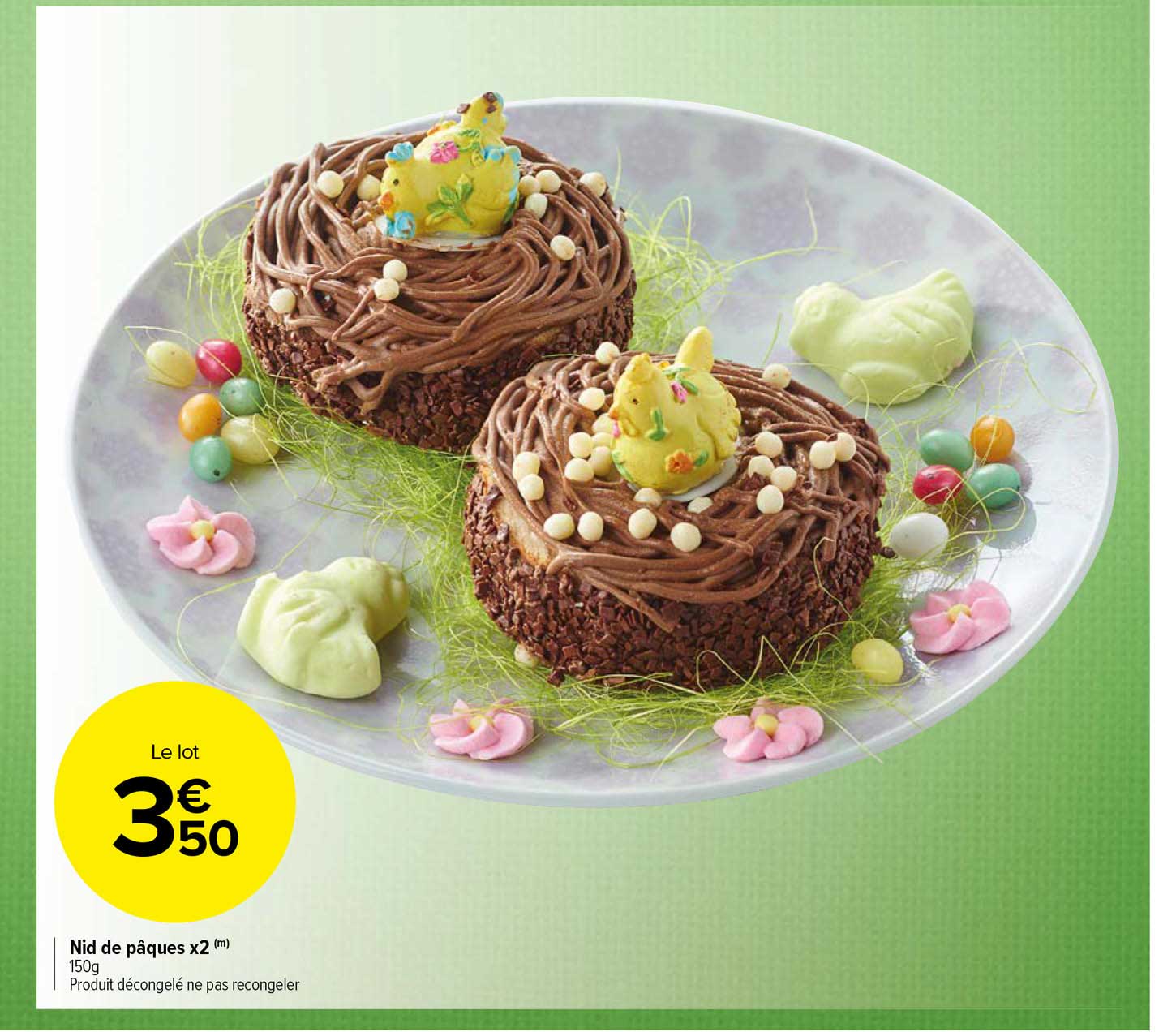 nid de pâques x2