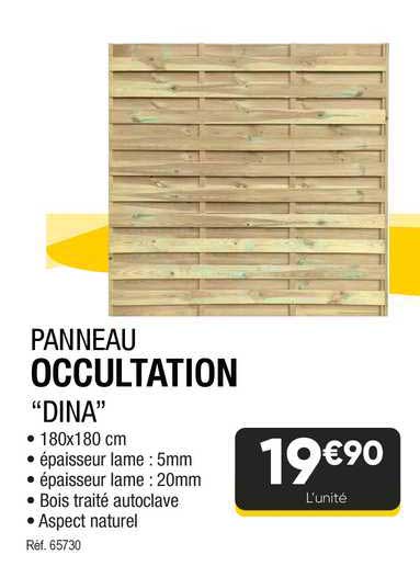 panneau occultation "dina"