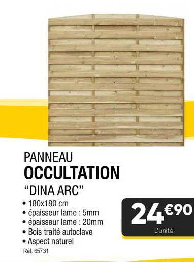 panneau occultation "dina arc"
