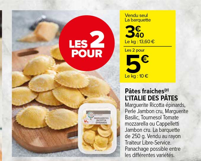 pâtes fraiches l'italie des pâtes