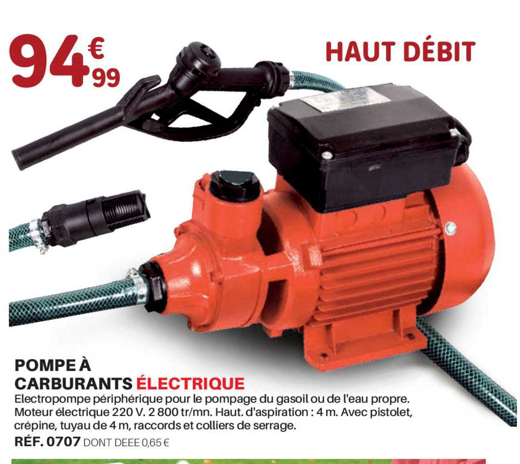 pompe à carburants électrique