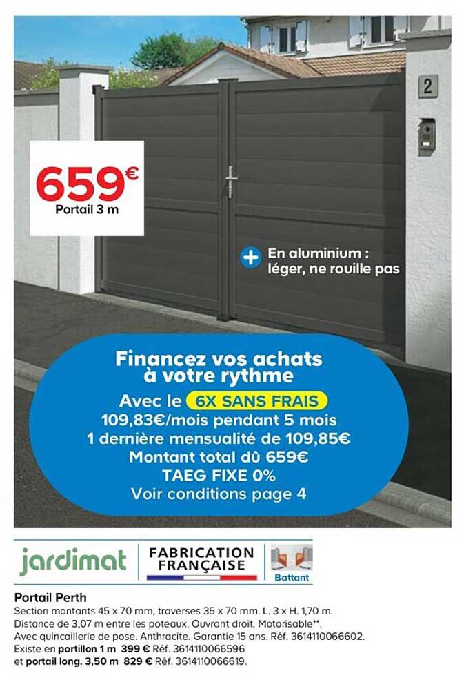 portail perth jardimat