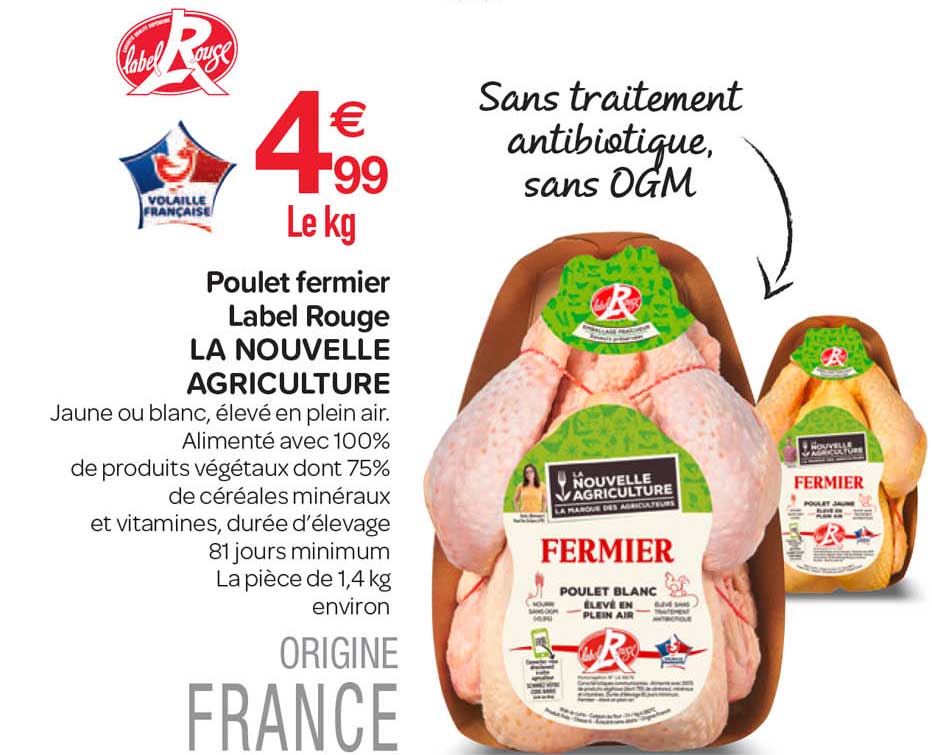 poulet fermier label rouge la nouvelle agriculture