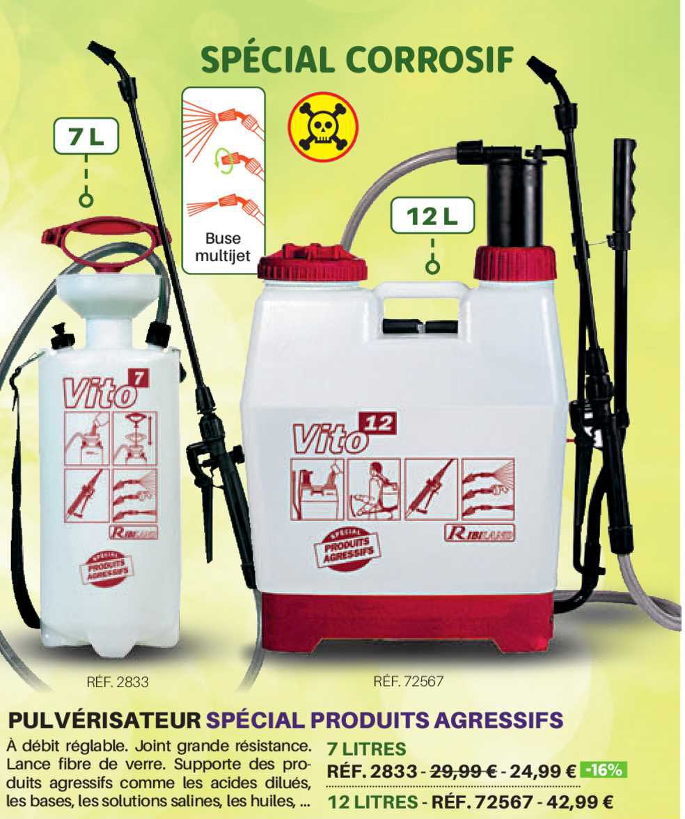 pulvérisateur spécial produits agressifs