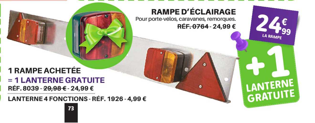 rampe d'éclairage