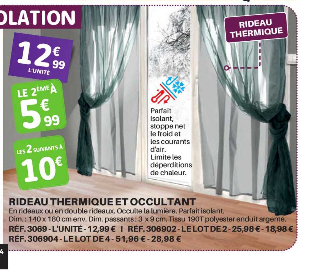 Rideau Thermique Et Occultant