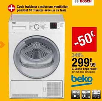 sèche-linge hublot beko