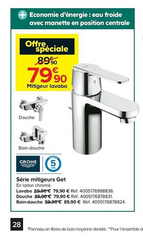 série mitigeurs get grohe