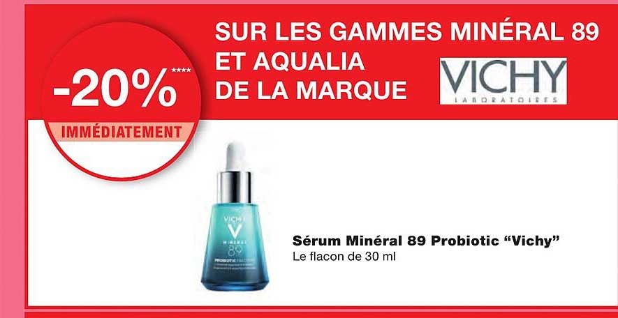 sérum minéral 89 probiotic "vichy"