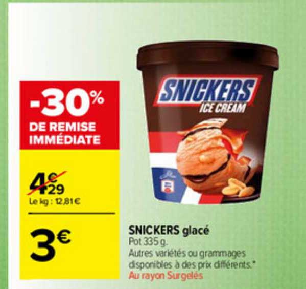 Snickers Glacé