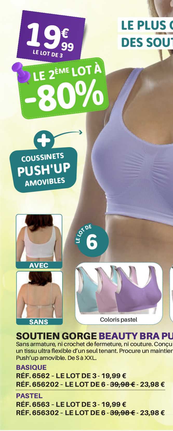 soutien gorge beauty bra pu