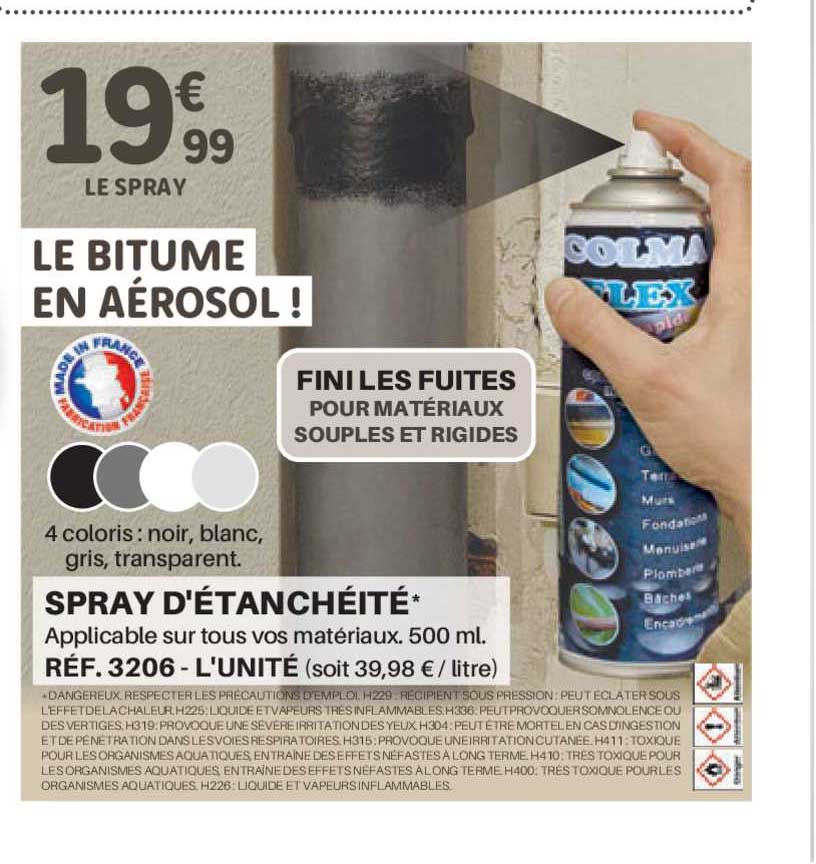 spray d'étanchéité