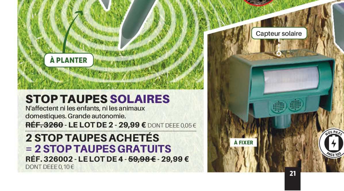 stop taupes solaires