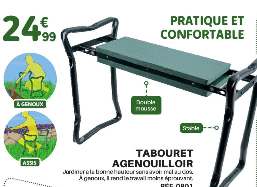 tabouret agenouilloir