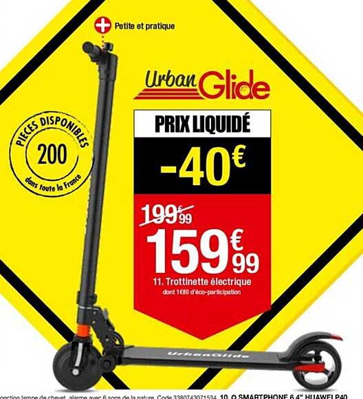 trottinette électrique urban glide