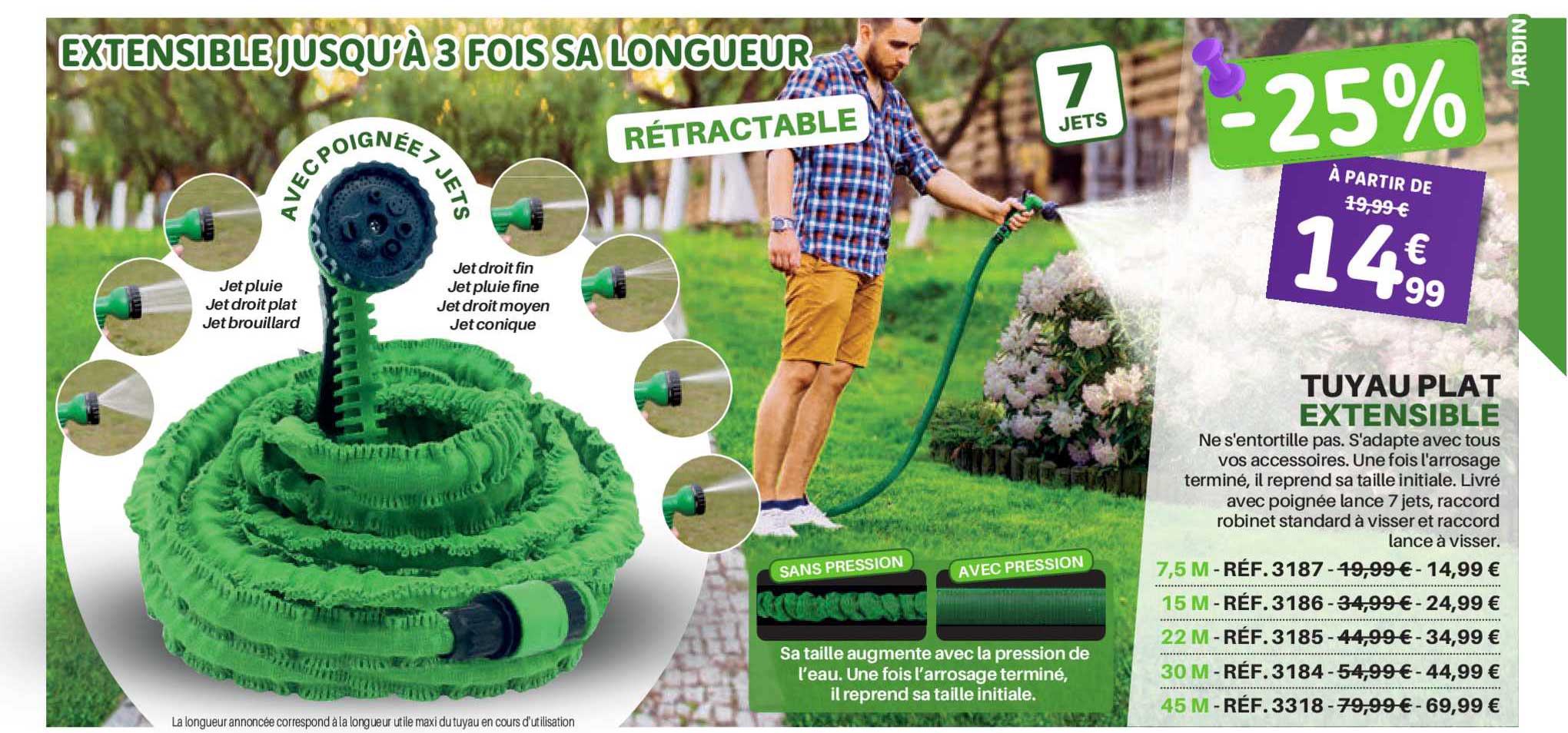 Tuyau Plat Extensible