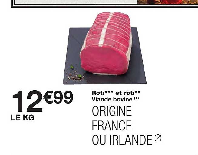 Viande Bovine : Rôti