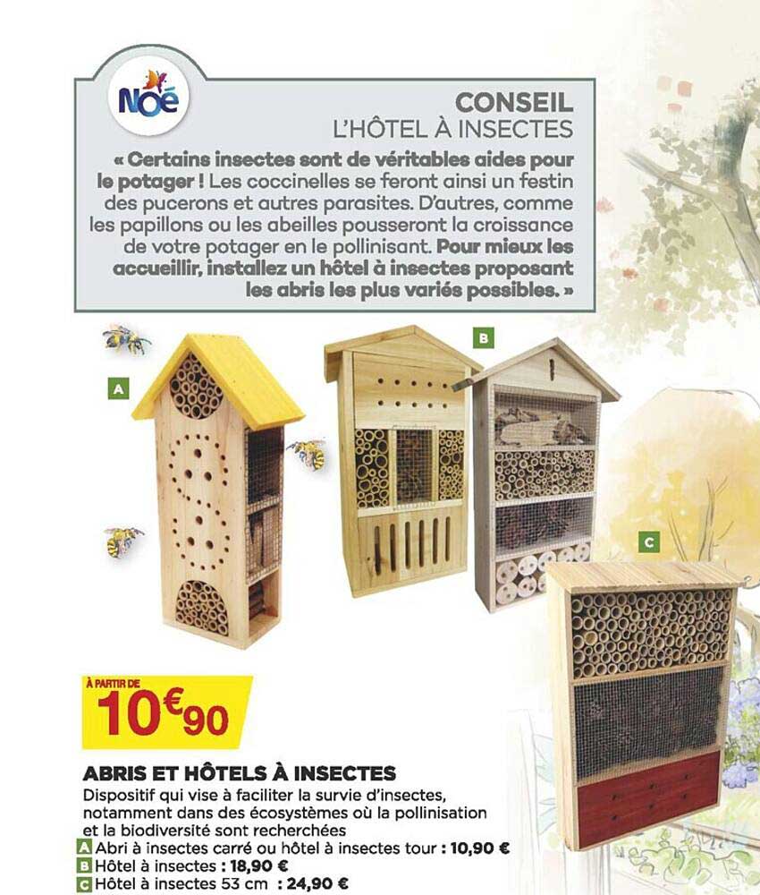 abris de hôtels à insectes