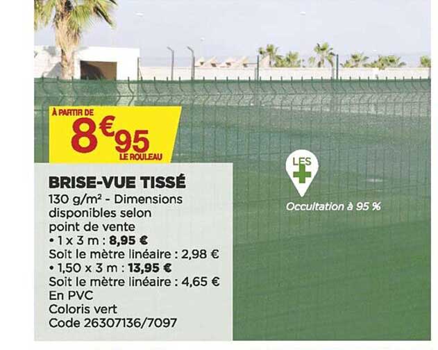 brise-vue tissé