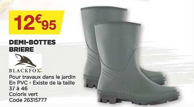 demi-bottes briere blackfox