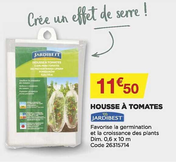 housse à tomates jardibest