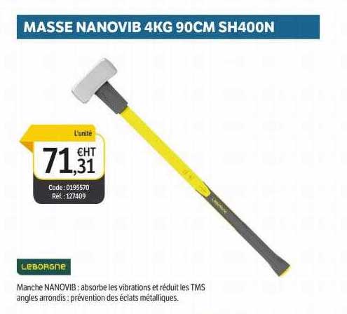 masse nanovib 4kg 90cm sh400n leborgne