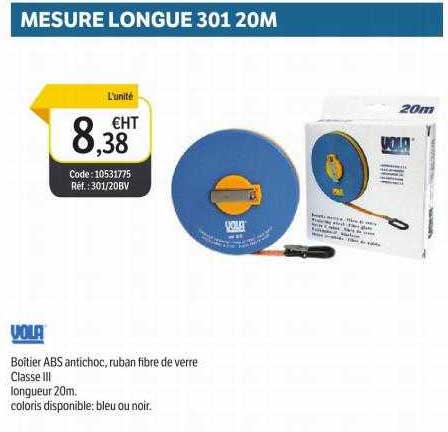 mesure longue 301 20m vola