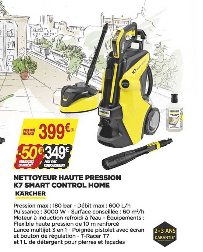 nettoyeur haute pression k7 smart control control home k'a'rcher