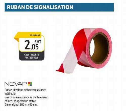 novap ruban de signalisation