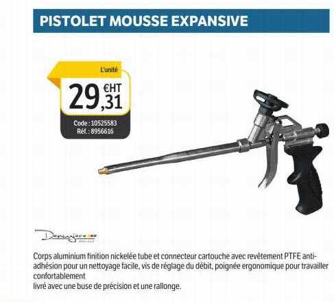 pistoler mousse expansive