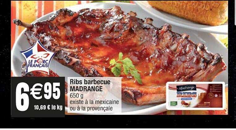 Ribs Barbecue Madrange